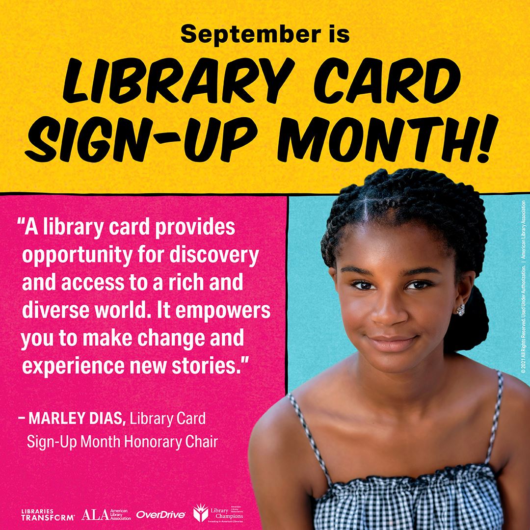 Library Card Sign Up Month