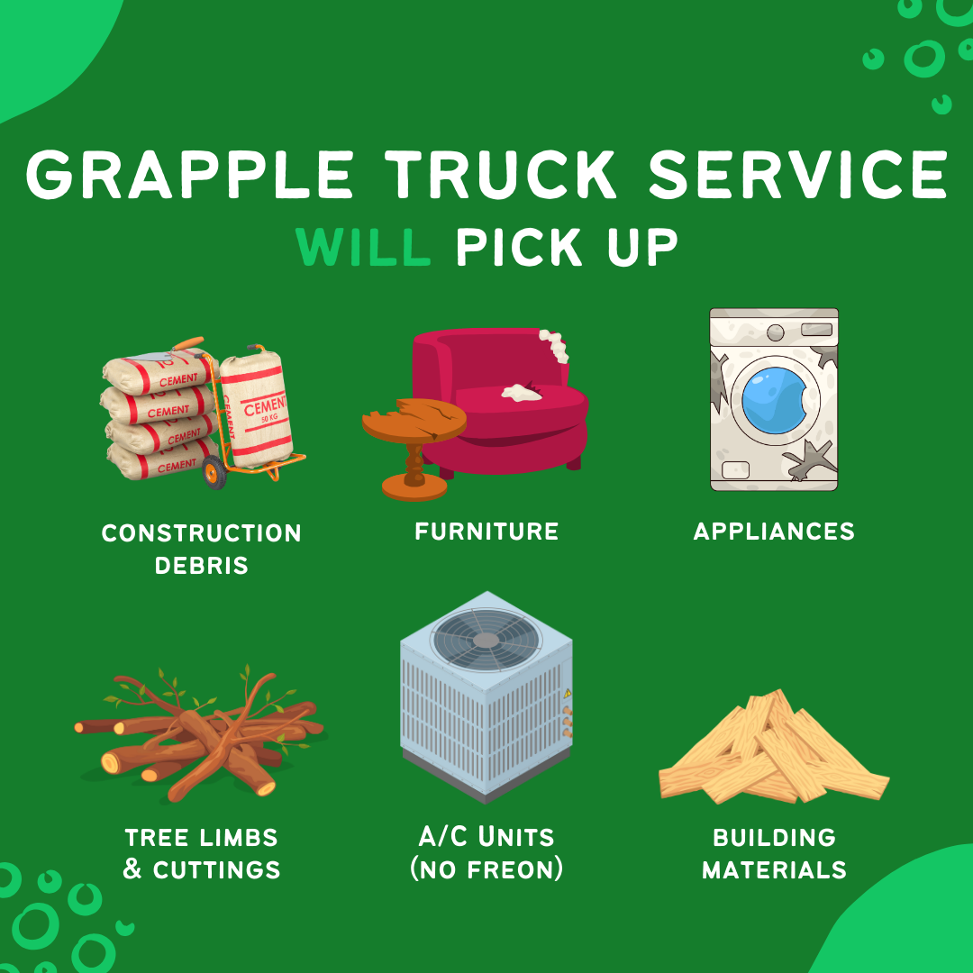 Grapple Truck Approved Items