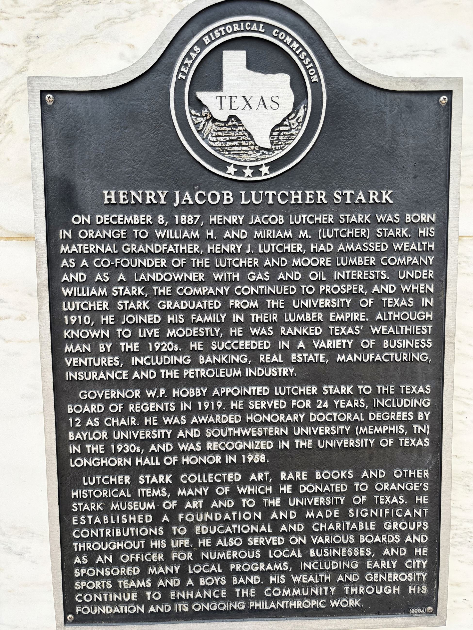 Henry Jacob Lutcher Stark